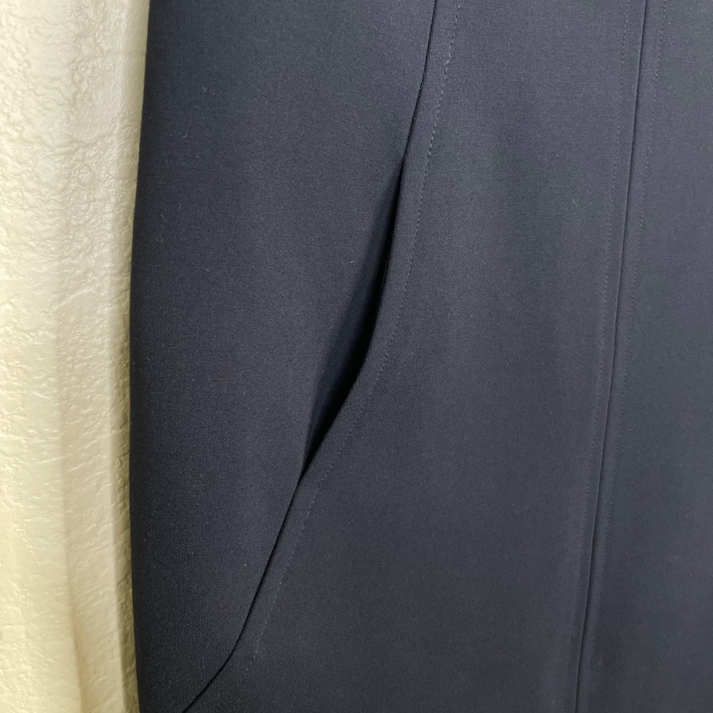 Brooks Brother Black Dress Knee Length w/ Pockets - Picture 4 of 14